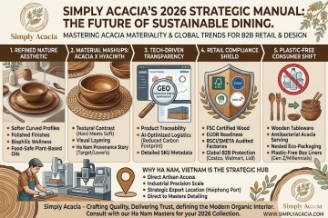 THE FUTURE OF SUSTAINABLE DINING: 2026 TRENDS IN WOODEN TABLETOP AND DECOR